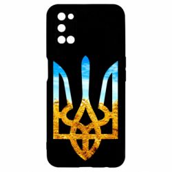 Чохол для Oppo A52 / A72 / A92Герб на фоні прапора - PrintSalon
