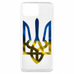 Чохол для Oppo A73Герб на фоні прапора - PrintSalon