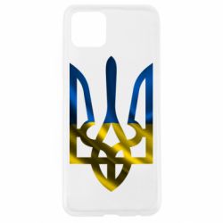 Чохол для Oppo A92sГерб на фоні прапора - PrintSalon