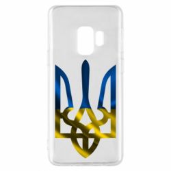 Чохол для Samsung S9 Герб на фоні прапора - PrintSalon