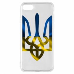 Чохол для iPhone 7 Герб на фоні прапора - PrintSalon