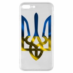 Чохол для iPhone 7 Plus Герб на фоні прапора - PrintSalon