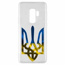 Чохол для Samsung S9+ Герб на фоні прапора - PrintSalon