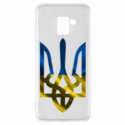 Чохол для Samsung A8+ 2018 Герб на фоні прапора - PrintSalon