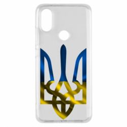 Чохол для Xiaomi Mi A2 Герб на фоні прапора - PrintSalon