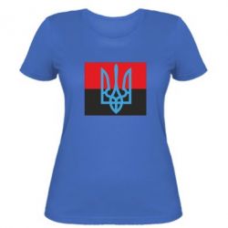 Женская футболка Герб на прапорі - PrintSalon