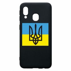 Чехол для Samsung A40 Герб на прапорі - PrintSalon