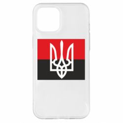 Чехол для iPhone 12 Pro Max Герб на прапорі - PrintSalon