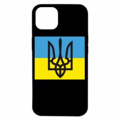Чехол для iPhone 14 Герб на прапорі - PrintSalon
