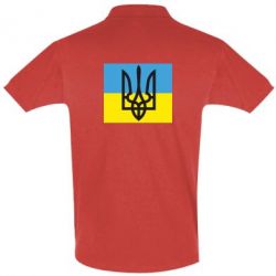 Мужское поло Герб на прапорі - PrintSalon