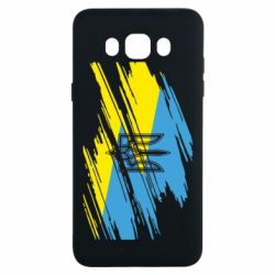 Чохол для Samsung J7 2016 Герб на прапорі надає рваній - PrintSalon