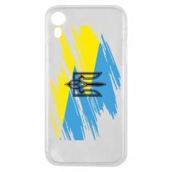 Чохол для iPhone XR Герб на прапорі надає рваній - PrintSalon