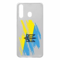 Чохол для Samsung A60 Герб на прапорі надає рваній - PrintSalon