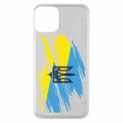 Чохол для iPhone 11 Герб на прапорі надає рваній - PrintSalon