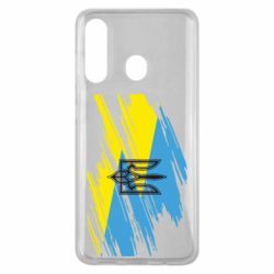 Чохол для Samsung M40 Герб на прапорі надає рваній - PrintSalon