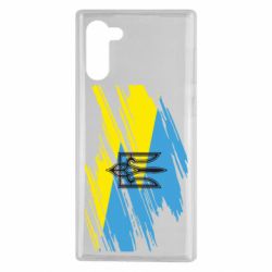 Чохол для Samsung Note 10 Герб на прапорі надає рваній - PrintSalon