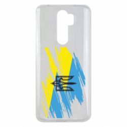 Чохол для Xiaomi Redmi Note 8 Pro Герб на прапорі надає рваній - PrintSalon