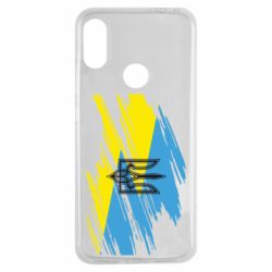 Чохол для Xiaomi Redmi Note 7 Герб на прапорі надає рваній - PrintSalon