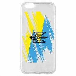 Чохол для iPhone 6/6S Герб на прапорі надає рваній - PrintSalon