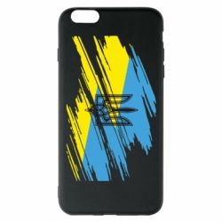 Чохол для iPhone 6 Plus/6S Plus Герб на прапорі надає рваній - PrintSalon