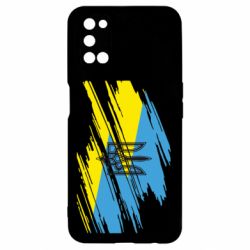 Чохол для Oppo A52 / A72 / A92Герб на прапорі надає рваній - PrintSalon