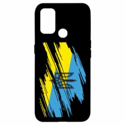 Чохол для Oppo A53 / A32 / A33Герб на прапорі надає рваній - PrintSalon