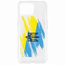 Чохол для Oppo Reno 4 Lite Герб на прапорі надає рваній - PrintSalon