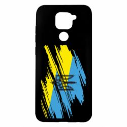 Чохол для Xiaomi Redmi Note 9 / Redmi 10X Герб на прапорі надає рваній - PrintSalon