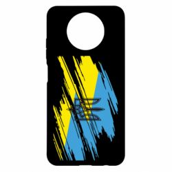 Чохол для Xiaomi Redmi Note 9 5G/Redmi Note 9T Герб на прапорі надає рваній - PrintSalon