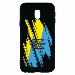 Чохол для Samsung J3 2017 Герб на прапорі надає рваній - PrintSalon