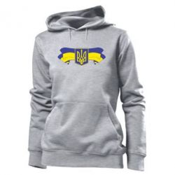 Женское худи Герб на стрічці - PrintSalon