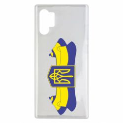 Чехол для Samsung Note 10 Plus Герб на стрічці - PrintSalon