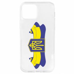 Чехол для iPhone 12 Герб на стрічці - PrintSalon