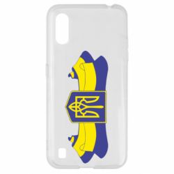 Чехол для Samsung A01/M01 Герб на стрічці - PrintSalon