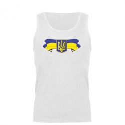 Мужская майка Герб на стрічці - PrintSalon