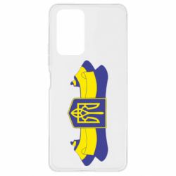 Чехол для Xiaomi Redmi Note 10 Pro Герб на стрічці - PrintSalon