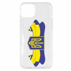 Чехол для iPhone 14 Plus Герб на стрічці - PrintSalon