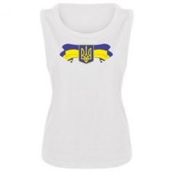 Женская майка Герб на стрічці - PrintSalon