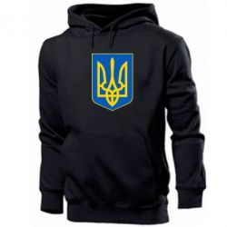 Мужское худи Герб неньки-України - PrintSalon