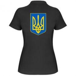 Женское поло Герб неньки-України - PrintSalon
