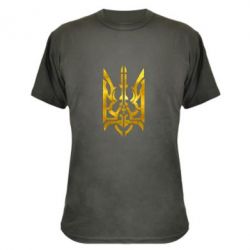 Камуфляжная футболка Герб с металлических частей Голограмма - PrintSalon