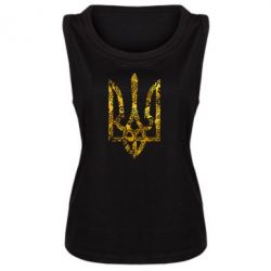 Женская майка Герб с узорами Голограмма - PrintSalon