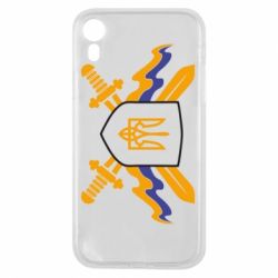 Чехол для iPhone XR Герб та мечи - PrintSalon
