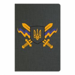 Блокнот с принто Герб та мечи - PrintSalon