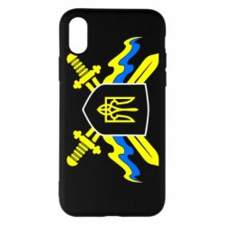 Чехол для iPhone X/Xs Герб та мечи - PrintSalon