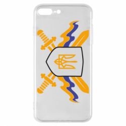 Чехол для iPhone 8 Plus Герб та мечи - PrintSalon