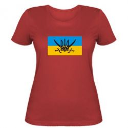 Женская футболка Герб та шаблі - PrintSalon