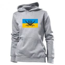 Женское худи Герб та шаблі - PrintSalon