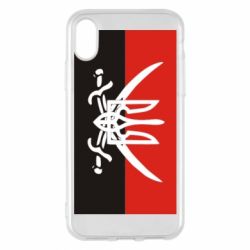 Чехол для iPhone X/Xs Герб та шаблі - PrintSalon
