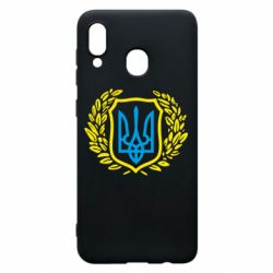 Чохол для Samsung A20 Герб у вінку - PrintSalon